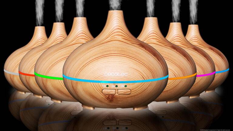 Pure Aroma 150 Aromathérapie Humidificateur Et Diffuseur D'arômes Cecotec Pure Aroma 150 Yang - 150ml - 7 Couleurs LED Humidificateur 150ml Cecotec