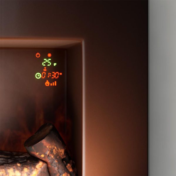 Chimenea Electrica Decorativa De Pared Ready Warm 2600 Curved Flames - 5366 - Imagen 4