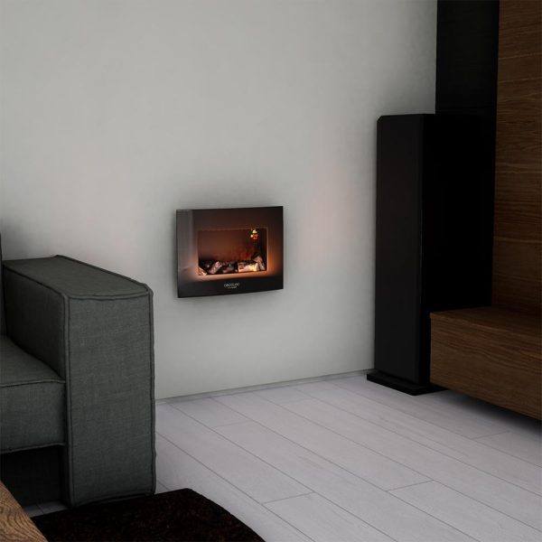 Chimenea Electrica Decorativa De Pared Ready Warm 2600 Curved Flames - 5366 - Imagen 5