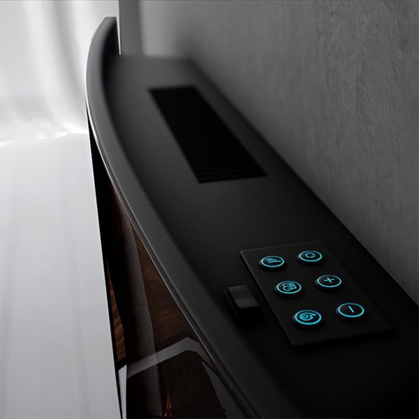 Chimenea Electrica Decorativa De Pared Ready Warm 2600 Curved Flames - 5366 - Imagen 7