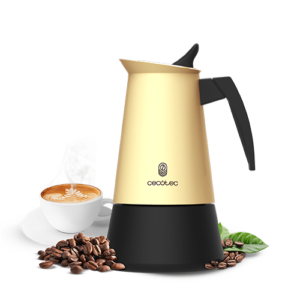 Cafetera Italiana Acero Inoxidable Piccolina 900 Beige - 113692